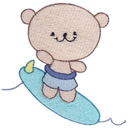 Surfing Bear