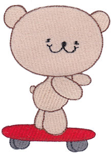 Skateboard Bear