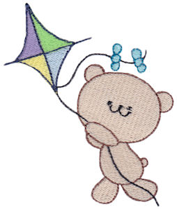 Kite Flying Bear