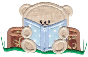 2 Cute Bears Applique 10