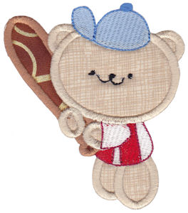 2 Cute Bears Applique 11