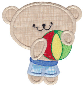 2 Cute Bears Applique 14
