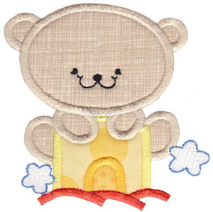 2 Cute Bears Applique 15