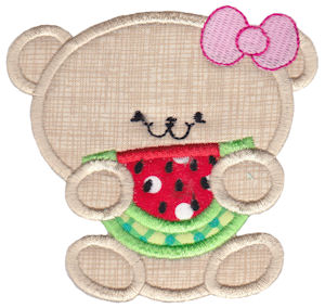 2 Cute Bears Applique 4