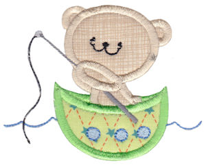 2 Cute Bears Applique 8