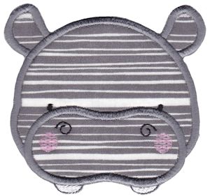 Adorable Animal Faces Applique 12