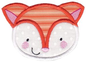 Adorable Animal Faces Applique 6