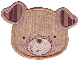 Adorable Animal Faces Applique 8