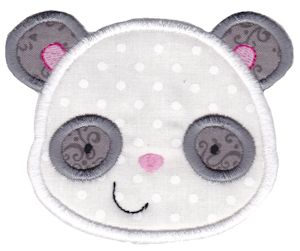 Adorable Animal Faces Applique 9