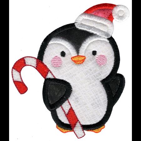 Applique Christmas Penguin