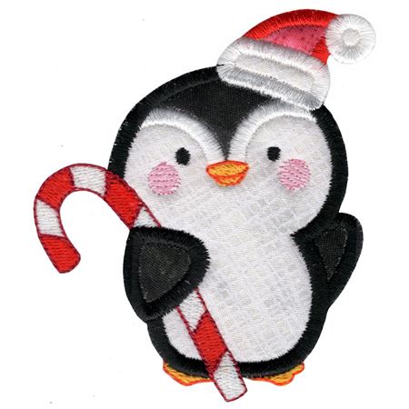 Applique Christmas Penguin
