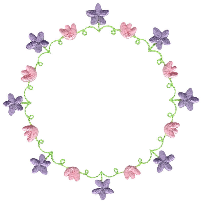 Spring Monogram Frame