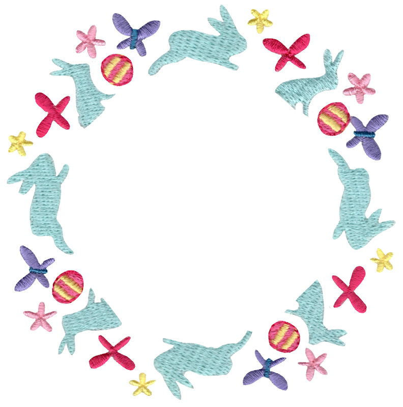 Easter Monogram Frame