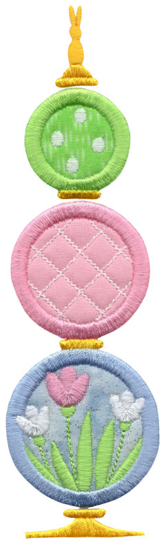 Applique Easter Topiary