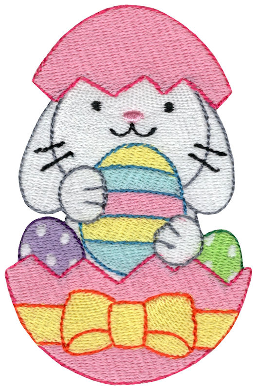 Bunny In Cracked Egg