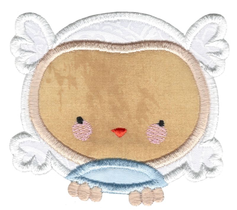 Adorable Owls Applique 11