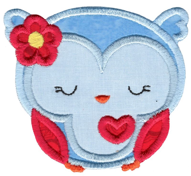 Adorable Owls Applique 7