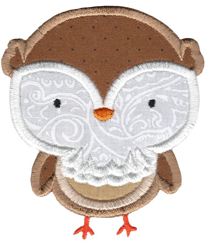 Adorable Owls Applique 8