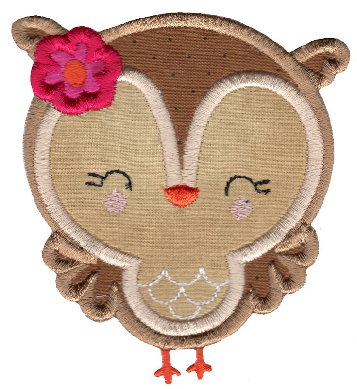Adorable Owls Applique 9