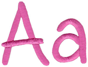 All Things Pink Alphabet A
