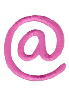 All Things Pink Alphabet Character 16