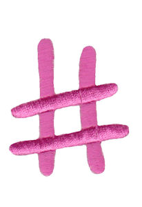 All Things Pink Alphabet Character 17