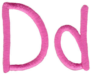 All Things Pink Alphabet D