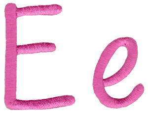 All Things Pink Alphabet E