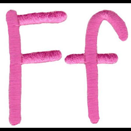 All Things Pink Alphabet F