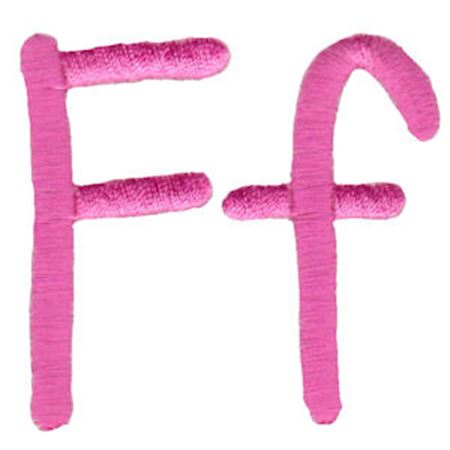 All Things Pink Alphabet F