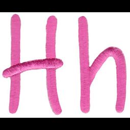 All Things Pink Alphabet H