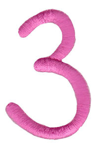 All Things Pink Alphabet Number 3
