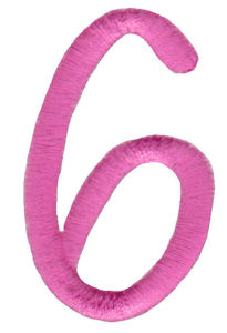 All Things Pink Alphabet Number 6