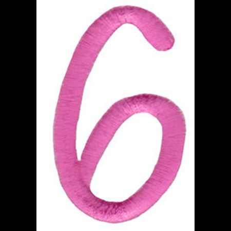 All Things Pink Alphabet Number 6