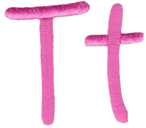 All Things Pink Alphabet T