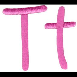 All Things Pink Alphabet T