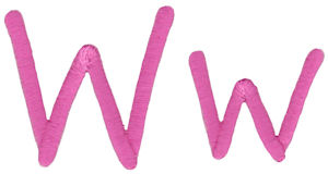 All Things Pink Alphabet W