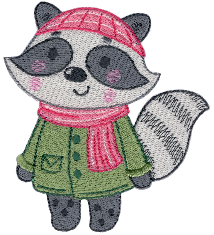Fall Raccoon