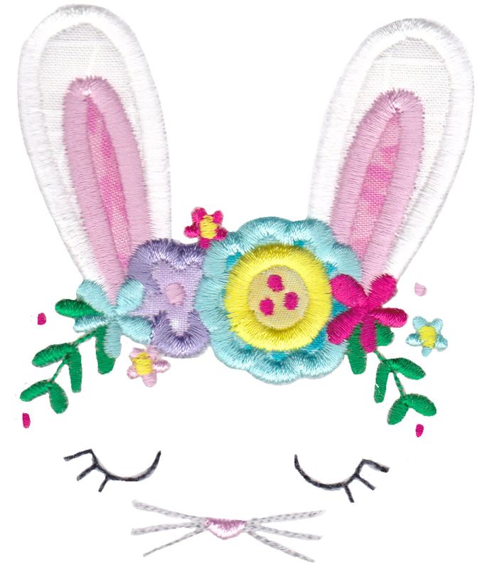 Bunny Face Applique