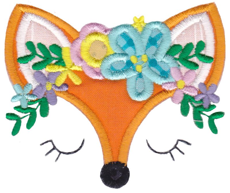 Fox Face Applique