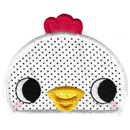 Rooster Applique Animal Topper