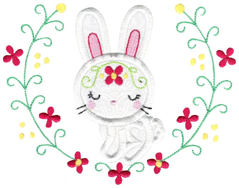 Applique Rabbit Laurel