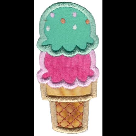 Ice-Cream Cone Applique