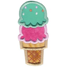 Ice-Cream Cone Applique