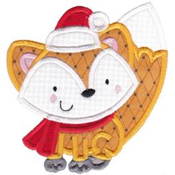 Applique Christmas Fox