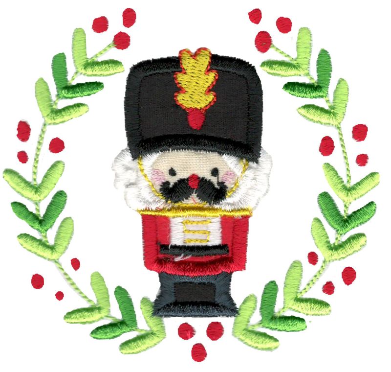 Applique Nutcracker Laurel