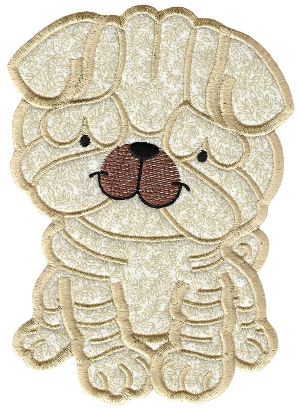 Sharpei Applique