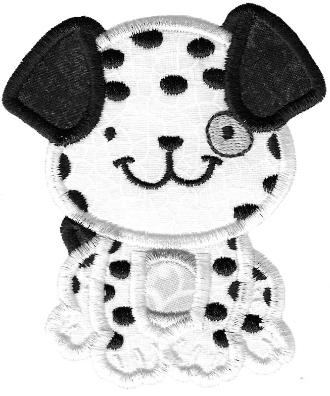 Dalmatian Applique