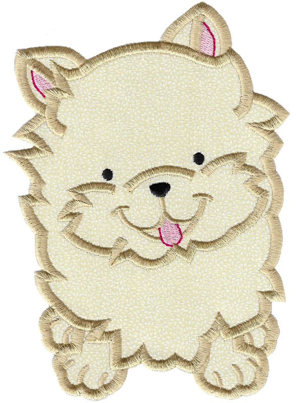 Pomeranian Applique