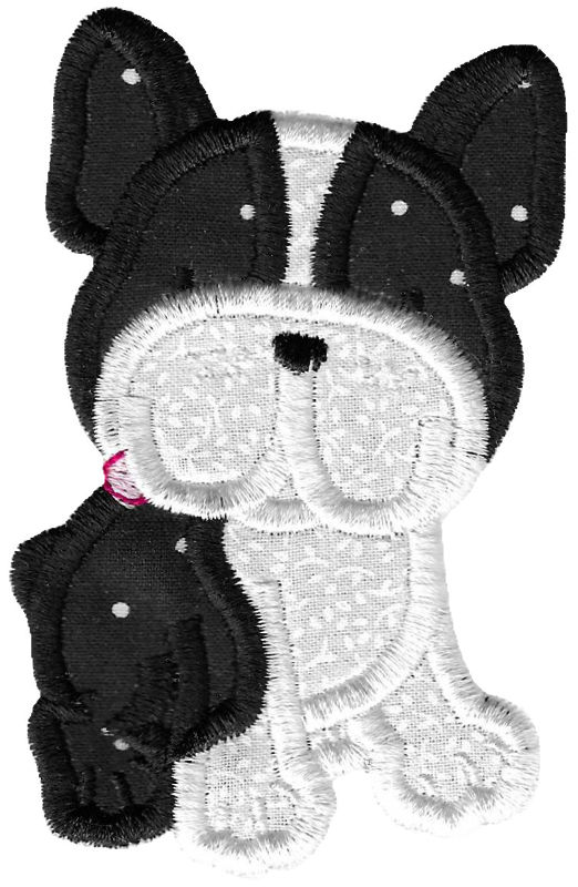 French Bulldog Applique